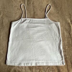 Wild Fable White Cropped Tank Top Camisole Women’s Large